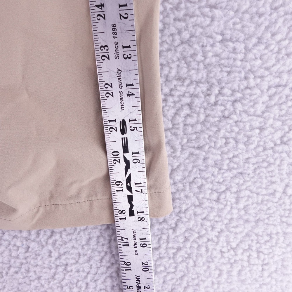 KJUS Men Iver Shorts 10 Inch Golf Khaki Tan Size 36 MG20-J08 Stretch Performance - Picture 6 of 7